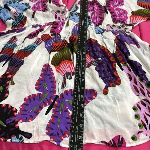 (A5) Desigual. Very fluid and fresh short tunic made of LenzingEcovero. - Picture 12 of 13
